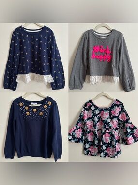 Girls size 6/7 tops, shirts lot